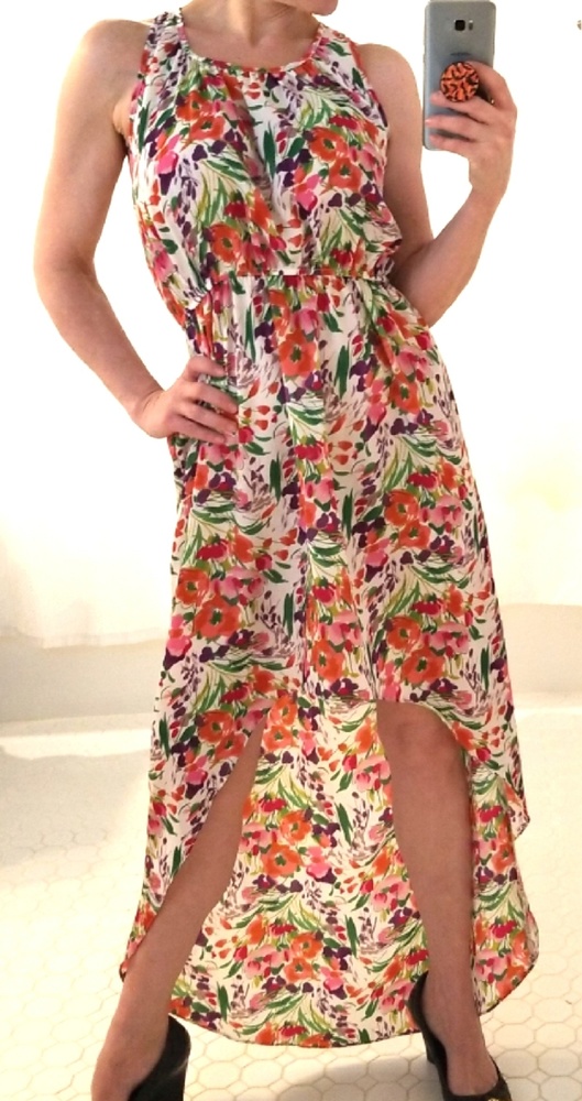 Necessary Objects Size Small Floral Pattern Dress - image 1